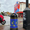 Fore Street Bins Unfurling Leaves and Flora